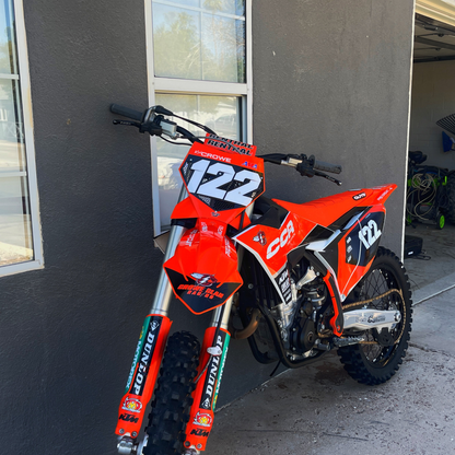 Vented dirtbike number plate