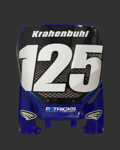 Vented dirtbike number plate