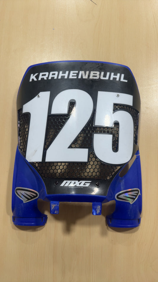 Vented dirtbike number plate